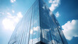 © xuan - Glass skyscrapers reflect the sky