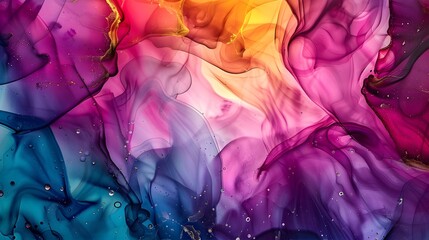 Wall Mural - Alcohol ink art abstract background