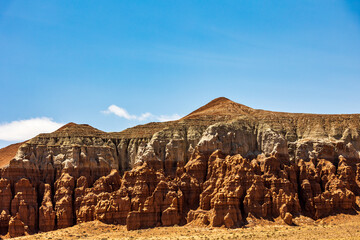 Wall Mural - Beautiful sandstone formations at Capitol Reef National Park.