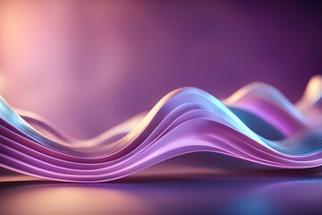 Wall Mural - A purple wave with a purple background