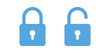 Lock icon set. privacy icon , secure private security icons - padlock icon button - Keyhole icon, Door key hole button