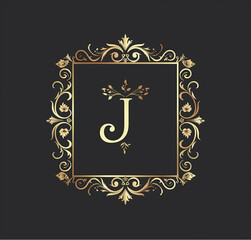 Wall Mural - logo, elegant style, with the text 