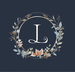Wall Mural - logo, elegant style, with the text 