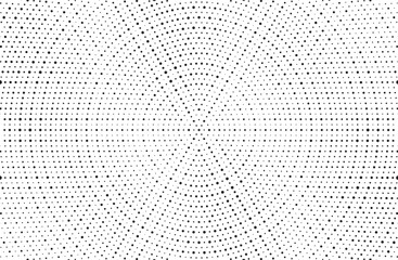 Poster - Halftone vector background. Monochrome halftone pattern. Abstract geometric dots background. Pop Art comic gradient black white texture. Design for presentation banner, poster, flyer, business card.	