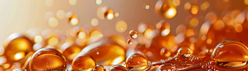 Poster - Argan oil serum with a lightweight gel-like consistency.