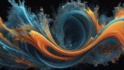 Wall Mural - Fluid Dynamics