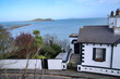 View of Howth Harbor and Eye of Ireland Island from coast road