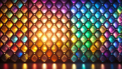 Sticker - colorful wall background