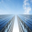 © Balaraw - Symmetrical modern architecture against blue sky
