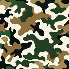 Wall Mural - camouflage pattern