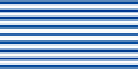  blue horizontal line isolated on white background flat distribution. parallel stripes pattern vector illustration