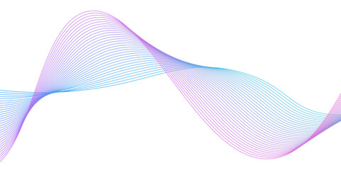 Poster - modern abstract glowing wave background.pink wave lines and technology background. business curve li