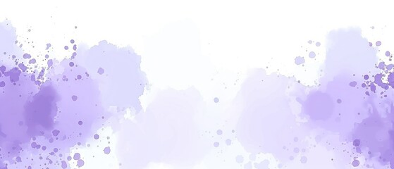 Poster - Purple and White Background With Spots