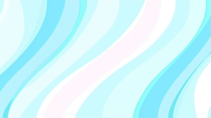 Poster - Blue and White Striped Background With Waves