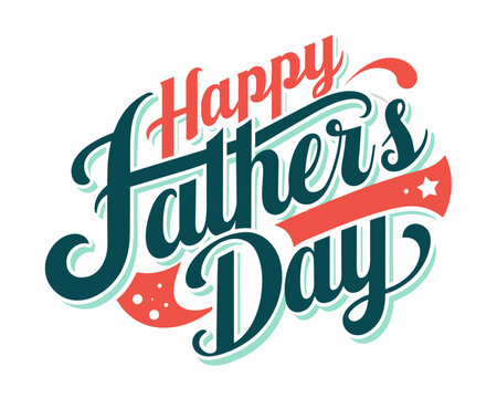 Happy Father's Day typography t-shirt design