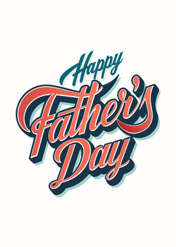 Happy Father's Day typography t-shirt design