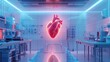 Heart Care Technology: 3D Hologram of A Heart Visualization for Healthcare Technology