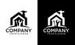© arsyaka - Creative Home Services Logo can be use for icon, sign, logo and etc. Illustration vector graphic of Construction, home repair, and Building Logo Design template
