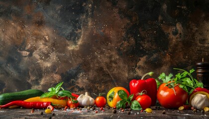 Wall Mural - a high resolution background for food photography