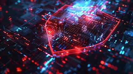 a close up of a circuit board