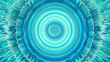 Vibrant abstract pattern with radial gradient in shades of turquoise  blue