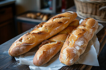 a group of loaves of bread