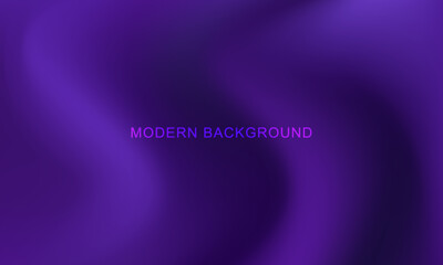 Poster - modern gradient purple wave background decoration for business design