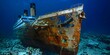 The Echoes of the Titanic Tragedy: Silent Ocean Depths Impacting Maritime History. Concept Maritime History, Titanic Tragedy, Silent Ocean Depths, Echoes, Impact