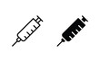 injection icon vector. injection symbol