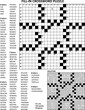 Fill in the blanks crossword puzzle with american style grid of 21x21 size, 70 blocks, 110 words, one letter revealed. Letter I as a hint. Answer included.
