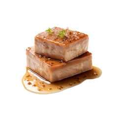 Wall Mural - foie gras isolated on transparent background