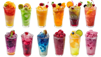 Sticker - Frozen drinks PNG transparent background