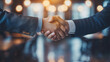 © Wasin Arsasoi - Businessmen making handshake with partner, greeting, dealing, merger and acquisition, business joint venture concept, for business, finance and investment background, teamwork and successful business.