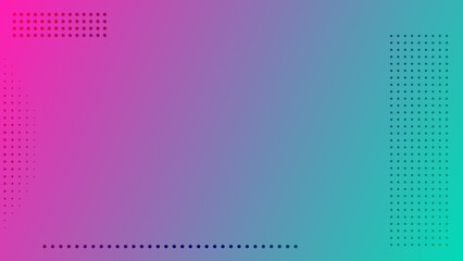 Poster - Abstract gradient geometric background with dots