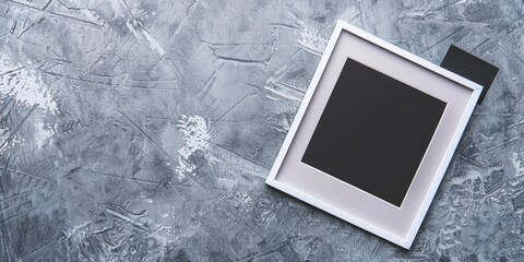Poster - A simple picture frame on a table, perfect for home decor projects