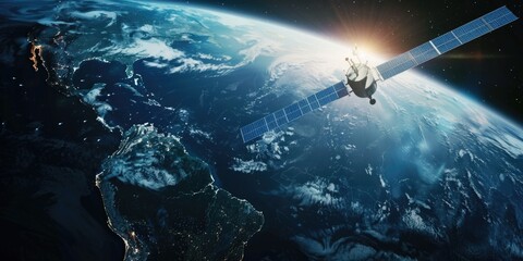 Poster - A stunning view of the Earth from space. Perfect for scientific and educational projects