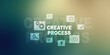2D illustration Digital Abstract Business Networking background