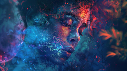 Poster - Future, Playful, Dark Naturalism, drawing