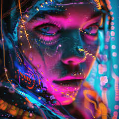 Poster - Future, Playful, Dark Naturalism, drawing