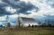 Chernobyl nuclear power plant, Ukraine. Fourth emergency power unit and exclusion zone