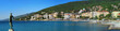 Opatija Seebad an der Kvarner-Bucht, Halbinsel Istrien, Kroatien, Panorama 