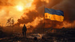 Ukraine-russia conflict. persistent struggle with global ramifications and regional tensionsmage