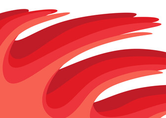 Poster - Abstract background with gradient wavy lines pattern