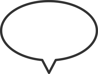 Poster - talk bubble speech icon. blank empty bubbles vector design elements. chat on line symbol template. d
