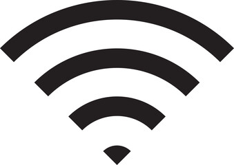 Poster - Wi Fi symbol signal connection. Vector wireless internet technology sign. Wifi network communication icon.