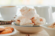 spanish baked meringues with almonds