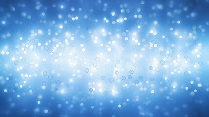 Poster - abstract blue background, a light glowing symbol of new technologies, copy space of new technologies