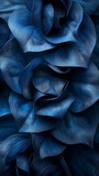 Fototapeta  - blue abstract background with flowers