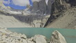 Majestic Torres del Paine Towers Over a Deep Turquoise Lake