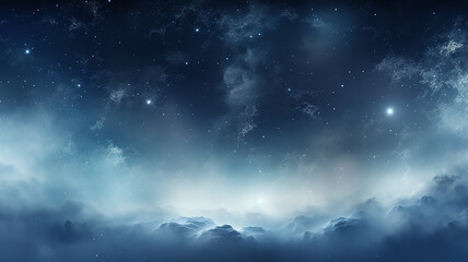 Wall Mural - abstract dark background, mysterious space postcard